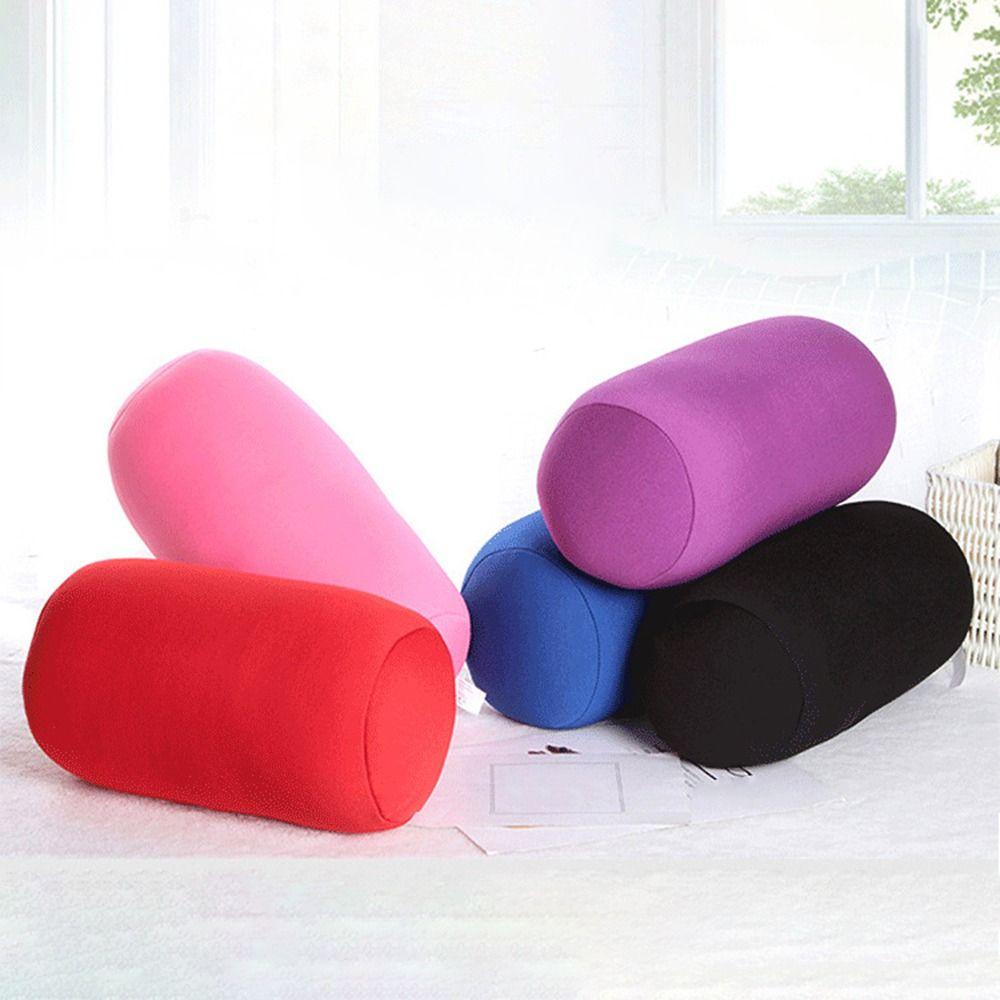 Mini Bone Pillow Foam Particle Back Cushion New Microbead Bolster Tube Pillow  Home Sleep