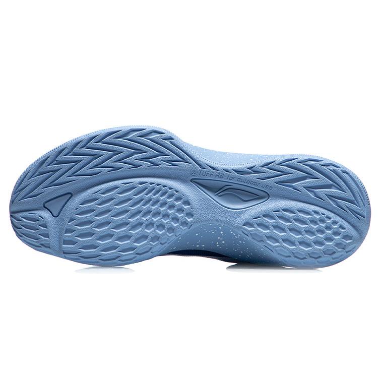 New LiNing Combat Low Slip Resistant Cushioning Wear Resistant Low Top Basketball Shoes Blue Yellow ABPR027-4