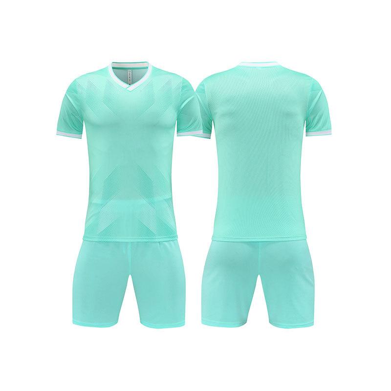 Short-sleeved Football Jersey Set Spot Printing Number Light Board Football Training Jersey Team Summer Game Jersey