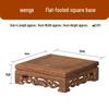 Solid Wood Display Base for Sculptures, Plants, or Ornaments