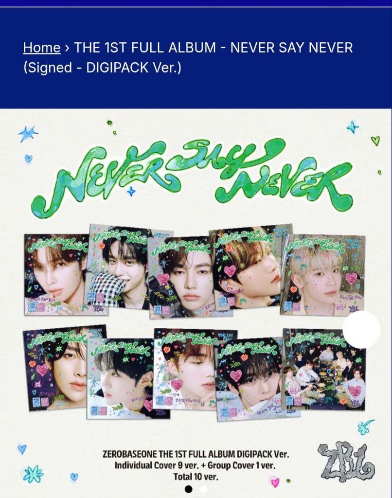 [USED] ZEROBASEONE Tele Signed American Edition US Edition Zebe One