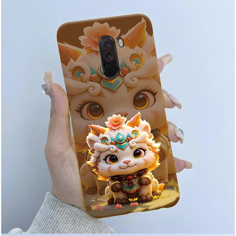 For Pocophone F1 Case Cute Cartoon Panda TPU Soft Silicone Phone Case For Xiaomi Pocophone F1 Back Cover PocoF1 Poco F 1 Fundas