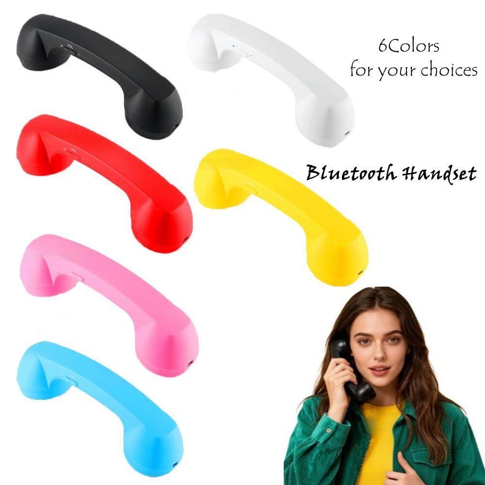 Telephone Style Phone Handset with Microphone Handheld Cell Phone Receiver