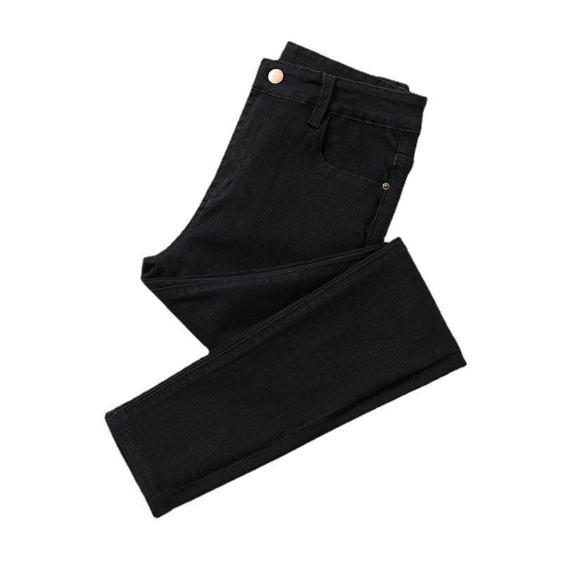 Plus Size High-Waisted Skinny Jeans for Women - 2021 Spring/Autumn Slim Fit Stretch Pencil Pants