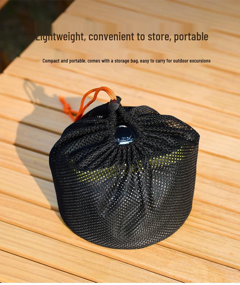 Large Capacity Outdoor Ultra-Light Aluminum Teapot Kettle, Portable 1.8L Camping Coffee Pot