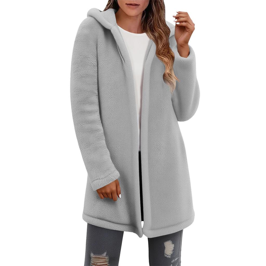 Fashionable women's solid color zipper jacket