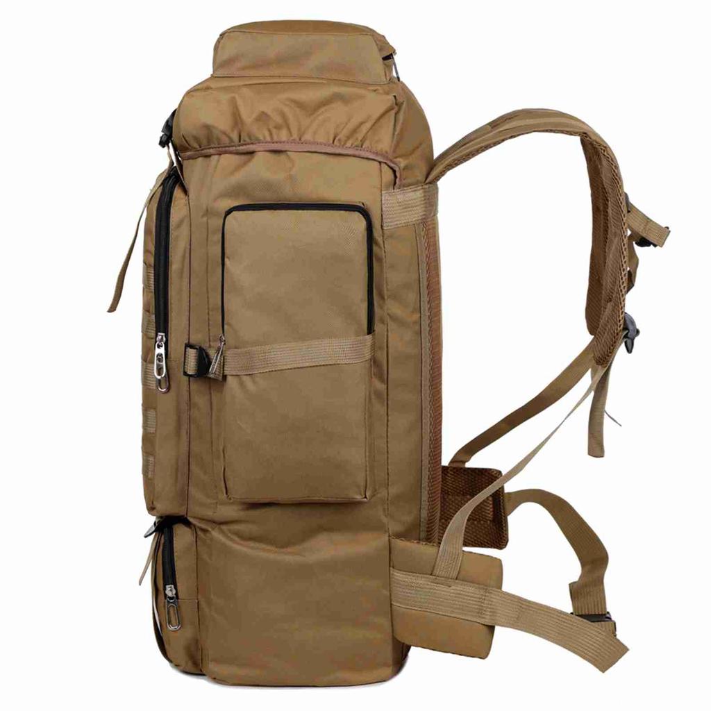Large Capacity Hiking Backpack Outdoor Camping Rucksack Canvas Trekking Backpack