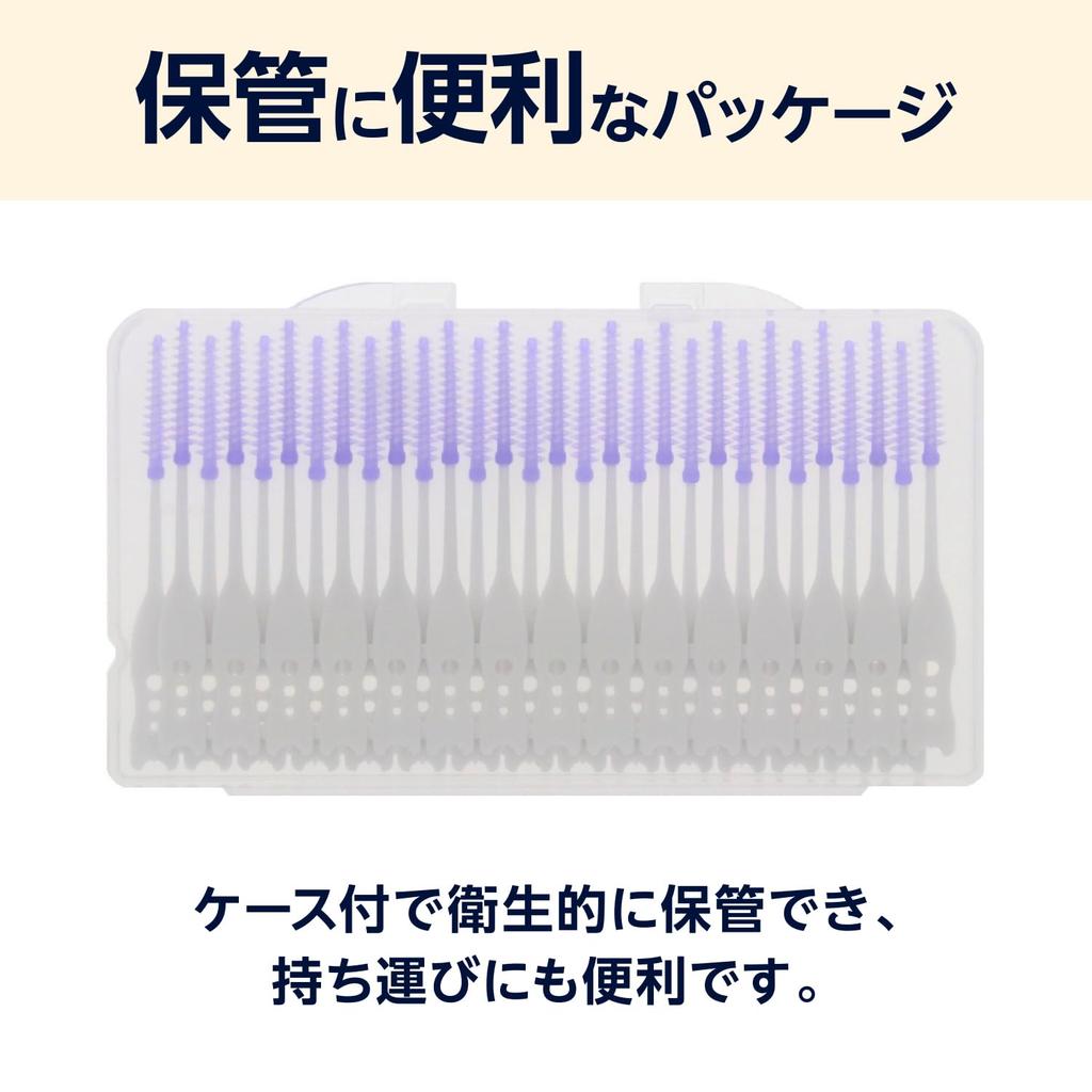 by Amazon Soft Rubber Interdental Brushes Type 120 Brushes Brushes x 2 (Thin SS-M) (60 Packs)