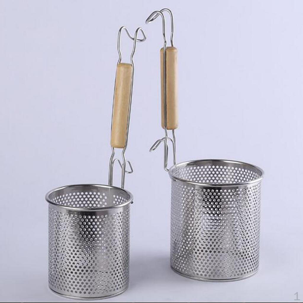 

2 Stainless Steel Noodle Strainer Ladle for Spaetzle/