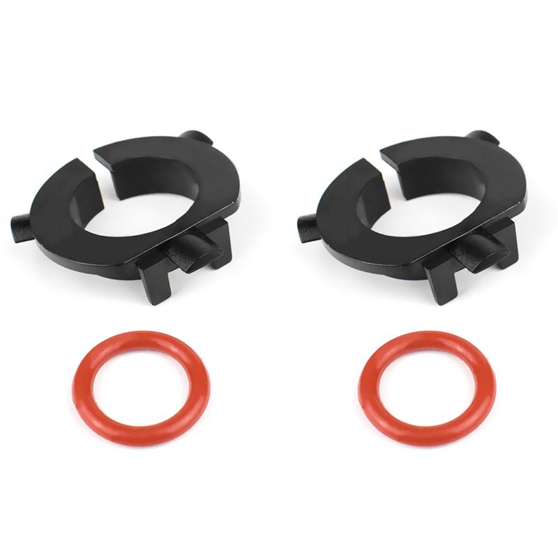 1 Pair H7 LED Headlight Bulb Base Adapters Holders for Sonata QASHQAI