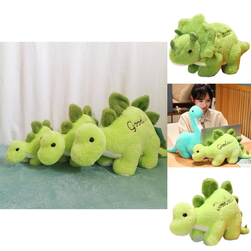 High-quality Jurassic Dinosaur Park Plush Toy Soft And Colorful Stegosaurus Triangular Dragon Tyrannosaurus Rex Cartoon Stuffed Animal