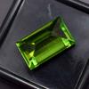 10.25 Ct Natural Green Peridot CERTIFIED Loose Gemstone Emerald Cut AM-277