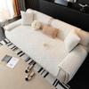 Shu Cotton Lint Sofa Cushion Autumn And Winter Nordic Simple Modern Leather Sofa Cover Thickened Seat Cushion Winter Non-Slip Cover