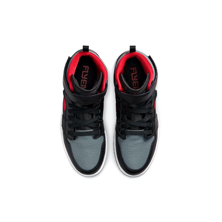 Jordan 1 High FlyEase Black Gym Red Smoke Grey CQ3835-006