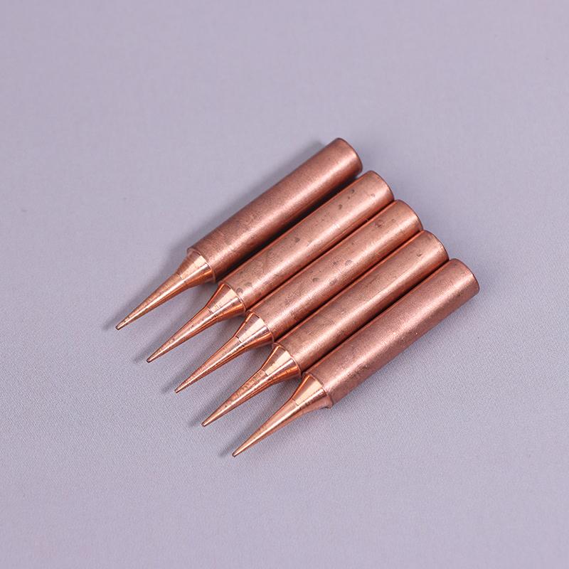 5Pcs Solder Iron Tips Set Welding Equipment Accessories Lead-Free Pure Copper 900M-T-B For Soldering Station