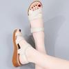 Women Summer Flats Sandals Outdoor Dressy Open Toe Casual Girls Big Size Black Sandals