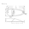 1pcs Boat-Shaped Guitar Jack Cover Plate Guitar Bass Jack Cover Jack Plate for ST SQ Electric Guitar 5 Coloer