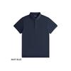 Men's Black Polo Shirt Short Sleeve Casual Solid Color Top for Daily Office Wear