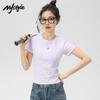 MJ Style Women's Round Neck Short Sleeve T-Shirt