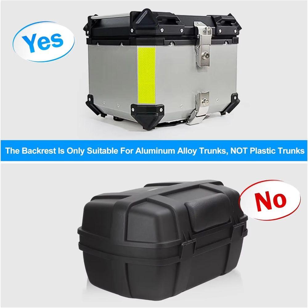 Samoprzylepna podkładka oparcia odporna na zarysowania poduszka na górny kufer tylny oparcie kufra motocyklowego 45 55 65L