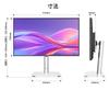 JAPANNEXT IPS LCD Monitor 4K 65W Power HDR400 Contrast Height Pivot Support 27-inch JN-IPSB27U-HSPC6, (3840x2160) Resolution, HDMI, DP, USB-C (Max