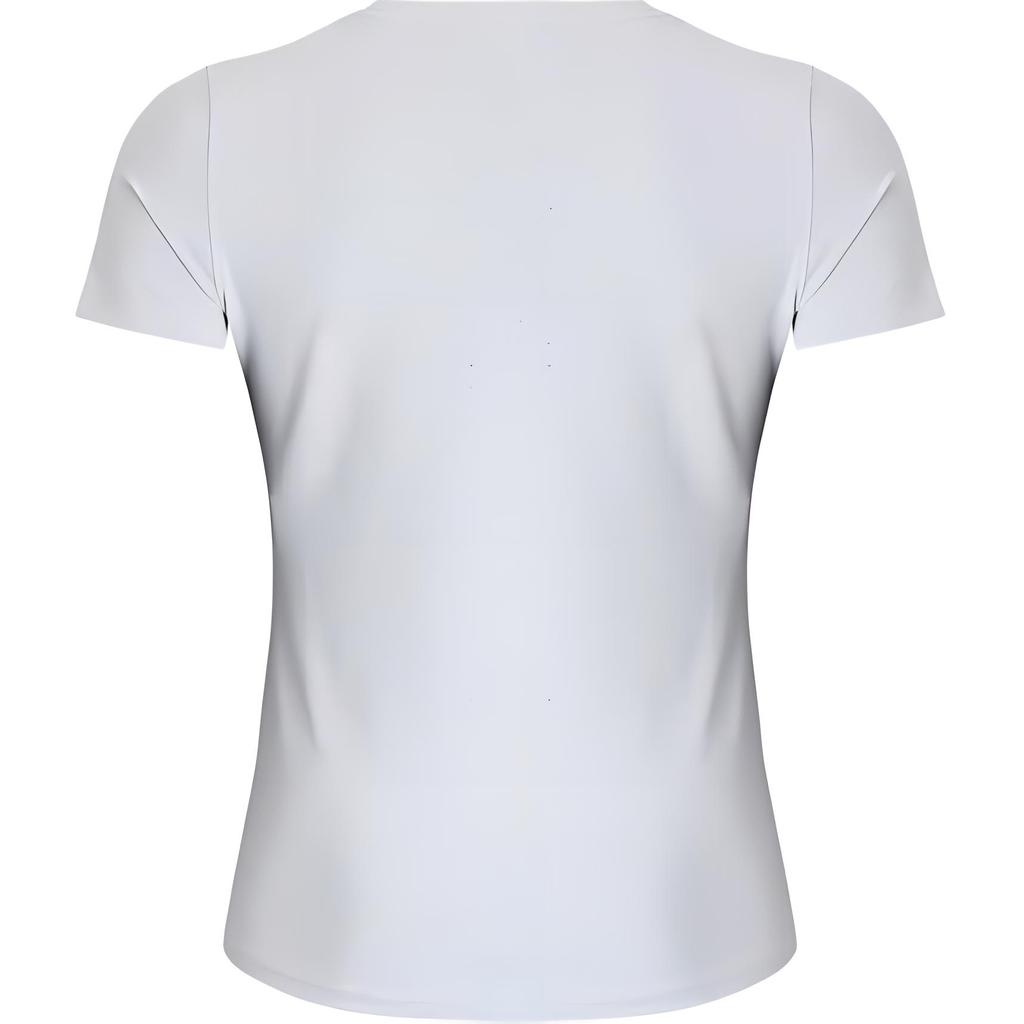 Under Armour Solid Quick-Dry Hem Design Round Neck Pullover Short Sleeve T-Shirt Women Tops Haze-Gray 1383364-014