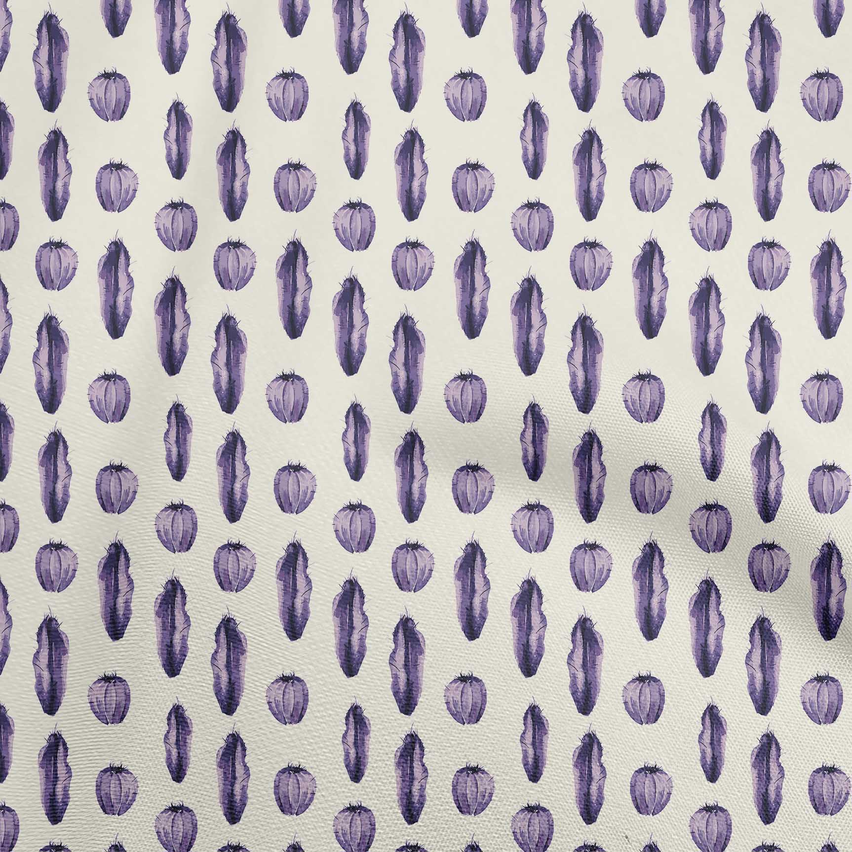 

OneOone Cotton Flex Оливково-зелена тканина Швейний матеріал «Кактус» Тканина з принтом у дворі 40 дюймів 42 Inch Wide - Viscose Chiffon фіолетовий