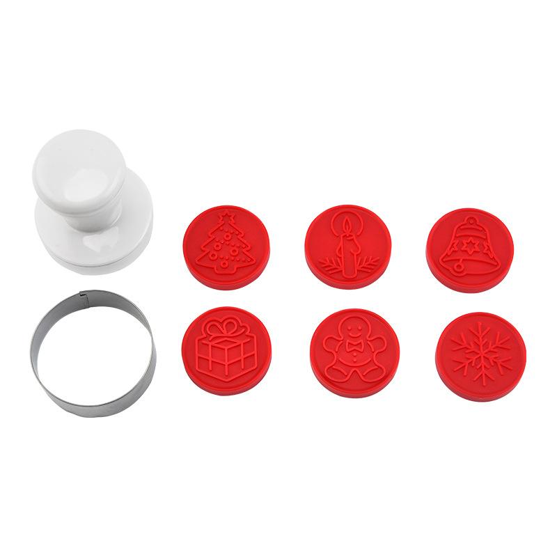 Stainless Steel Biscuit Mold, Cookie Seal, Three-Dimensional Christmas Resurrection, Biscuit Mold, Baking Tool