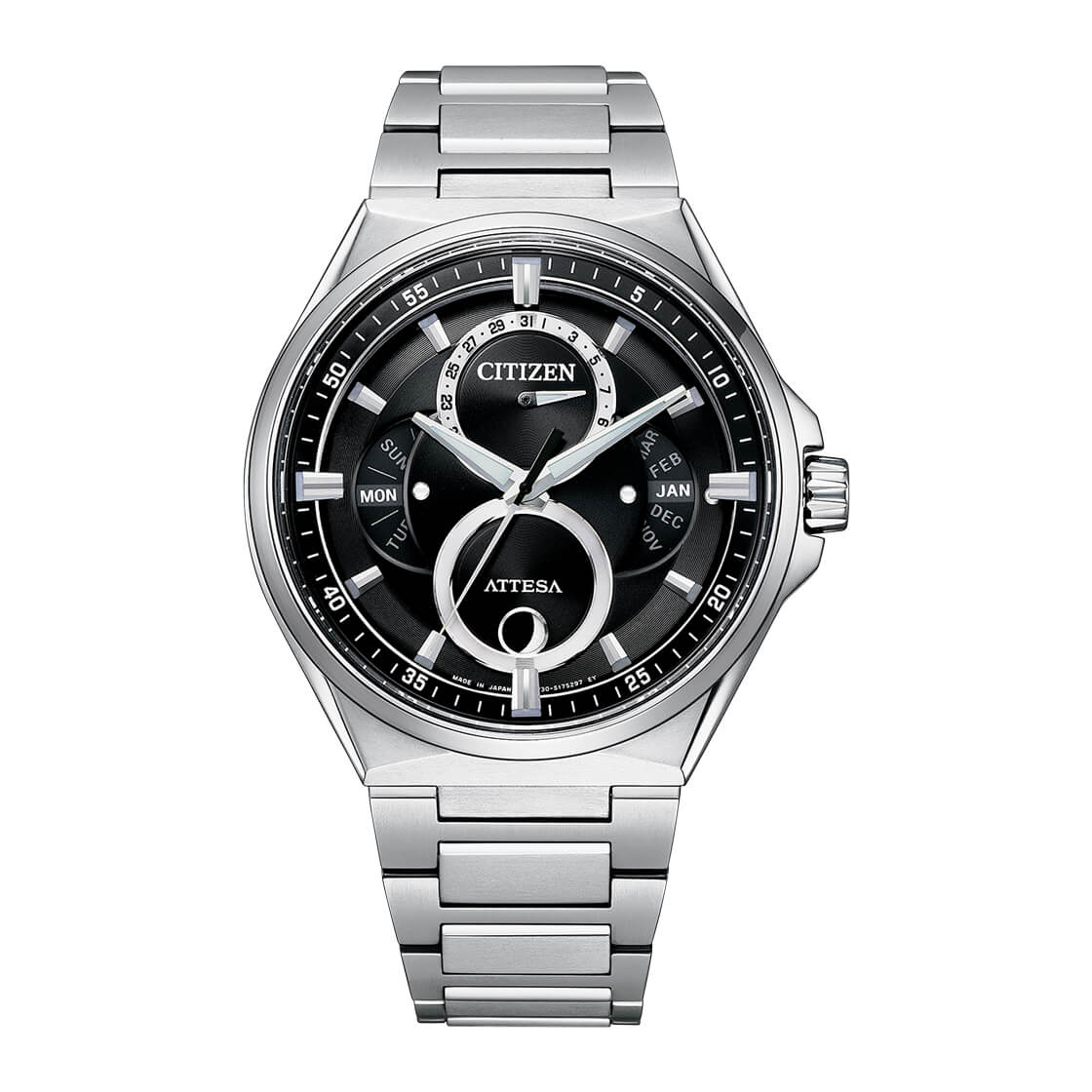 

Часы CITIZEN Attesa Sapphire Super Titanium Moonphase BU0060-68E