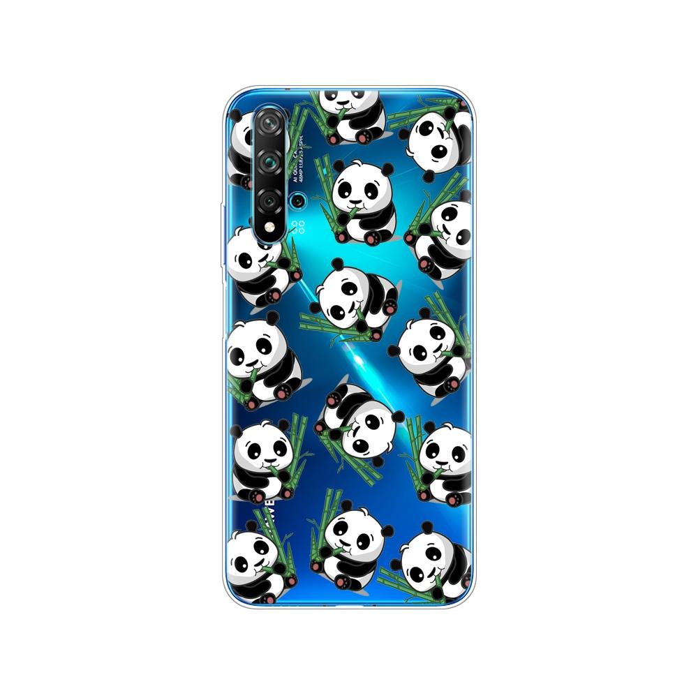 Dla Huawei Nova 5T Case miękka TPU tylna silikonowa obudowa telefonu dla Nova5T 5 T YAL-L21 6.26 ''fundas coque zderzak