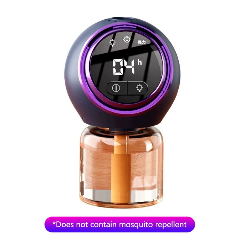 Electric Heating Mosquito Repellent Liquid Cute Children'S Plug-In Timer Display Mosquito Repellent