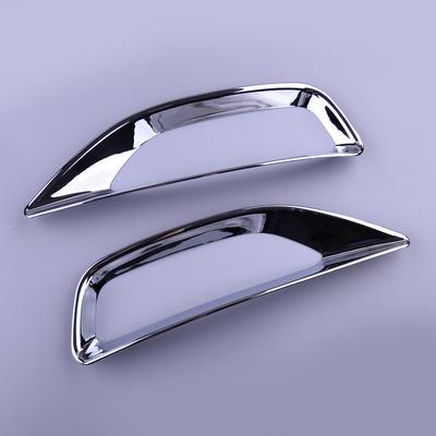 1 Pair Chrome Style ABS Car Rear Bumper Fog Light Lamp Frame Cover Trim Fit for Kia Sorento 2016 2017 2018