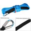 6.5mm*15m 1/4'' x 50' 6600lbs Synthetic Winch Rope Cable,Blue