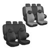 All-Season Car Seat Covers Easy To Install Non-Slip Breathable Full Set Of Car Seat Covers For 5 Seats