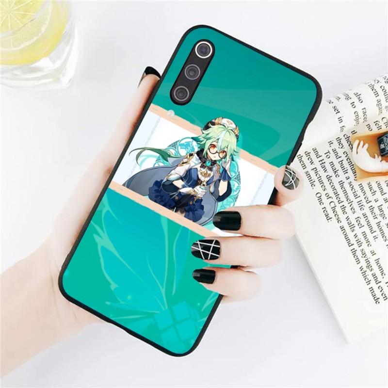 Urocze etui na telefon z Sacharozą dla Xiaomi Redmi Note 11 10 9T 8 7 Pro Redmi 10 9 9A 9C 8 7 6 Miękkie Czarne Etui na Telefon