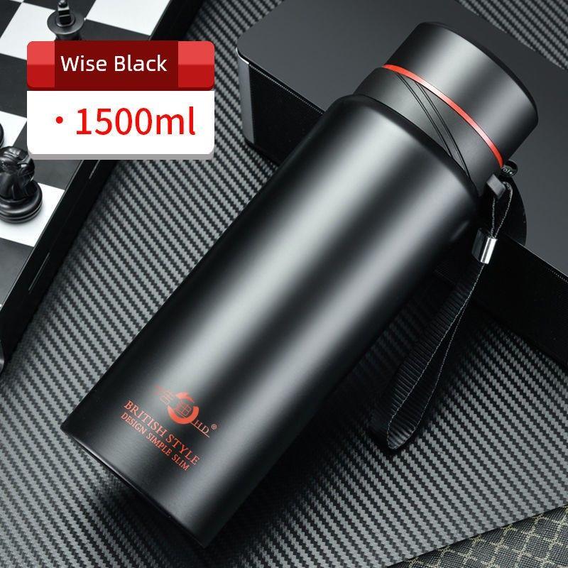 Smart 304 Stainless Steel Large Capacity Vacuum Cup for Male and Female Students Indoor Outdoor Portable Business Tea Making Water Cup