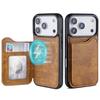 For Magsafe Magnetic Flip Leather Wallet Card Holder Phone Case for IPhone 17 Air 16 15 Plus 14 13 12 Pro Max Protective Cover