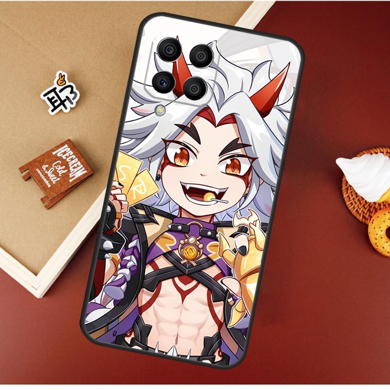 Genshin Impact Arataki Itto Case For Samsung Galaxy M16 M36 M56 M06 M52 M32 M12 M54 M34 M14 M35 M55 M15 M11 M31 M13 M53