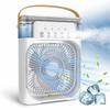 Ventilator umidificator portabil Aparate de aer conditionat Ventilator electric USB Lumina de noapte LED Apa Ceata Distracție Răcitor de aer 3 în 1 Umidificare pentru casă