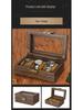 Retro Wood Grain Watch & Eyeglass Storage Box: Available in 3, 6, and 12 Slots