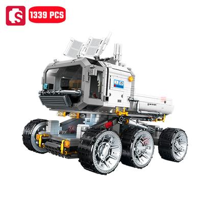 SEMBO 1339pcs Classic Movie Moon Foundation Truck Construction Blocks Vehicle Assembly Model Bricks Playthings Designed for Children Adult Boys