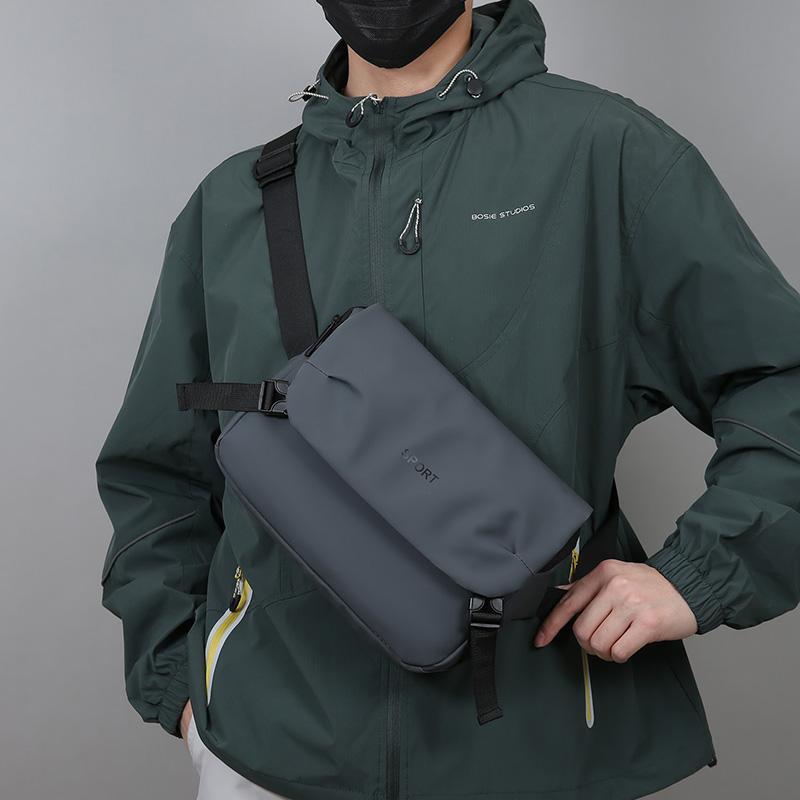 Wasserdichte Crossbody-Tasche für Herren, große Kapazität, Schulter-Umhängetasche für Handy, Tablet, Geldbörse, Regenschirm, Organizer, Reise, Arbeit, Sport
