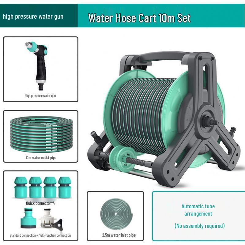 High-Pressure Car Wash Spray Head with Brush & Soft Hose