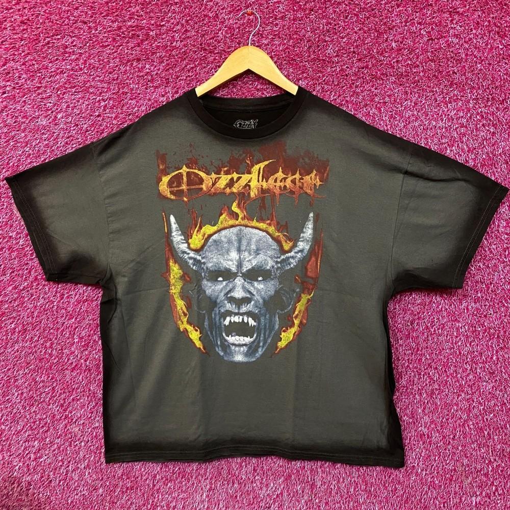 Ozzy amp; Sharon Osbourne Ozzfest Demon Heavy Metal Festival Graphic TShirt 2XL Unisex T-Shirt L