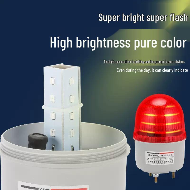 LED Warning Light LTE-2071J: Rotating Signal Arrow with Sound & Light Alarm