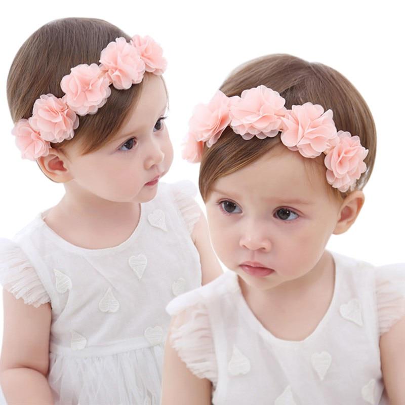 Buy Sweet Pink Ribbon Headwear Hair Accessories For Children Newborn
