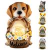 Solar Animal Statue Light Cute Puppy Cat Rabbit Solar Garden