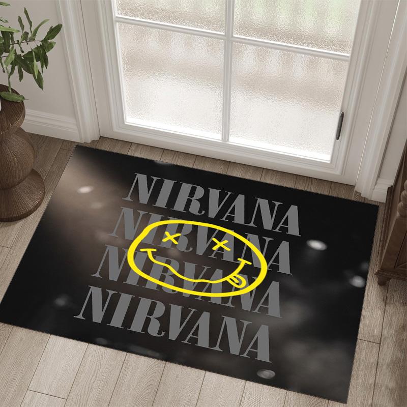 Nirvana Design Crystal Velvet Carpet Cozy Non?Slip Printed Rug For Bedroom Living Room Entrance