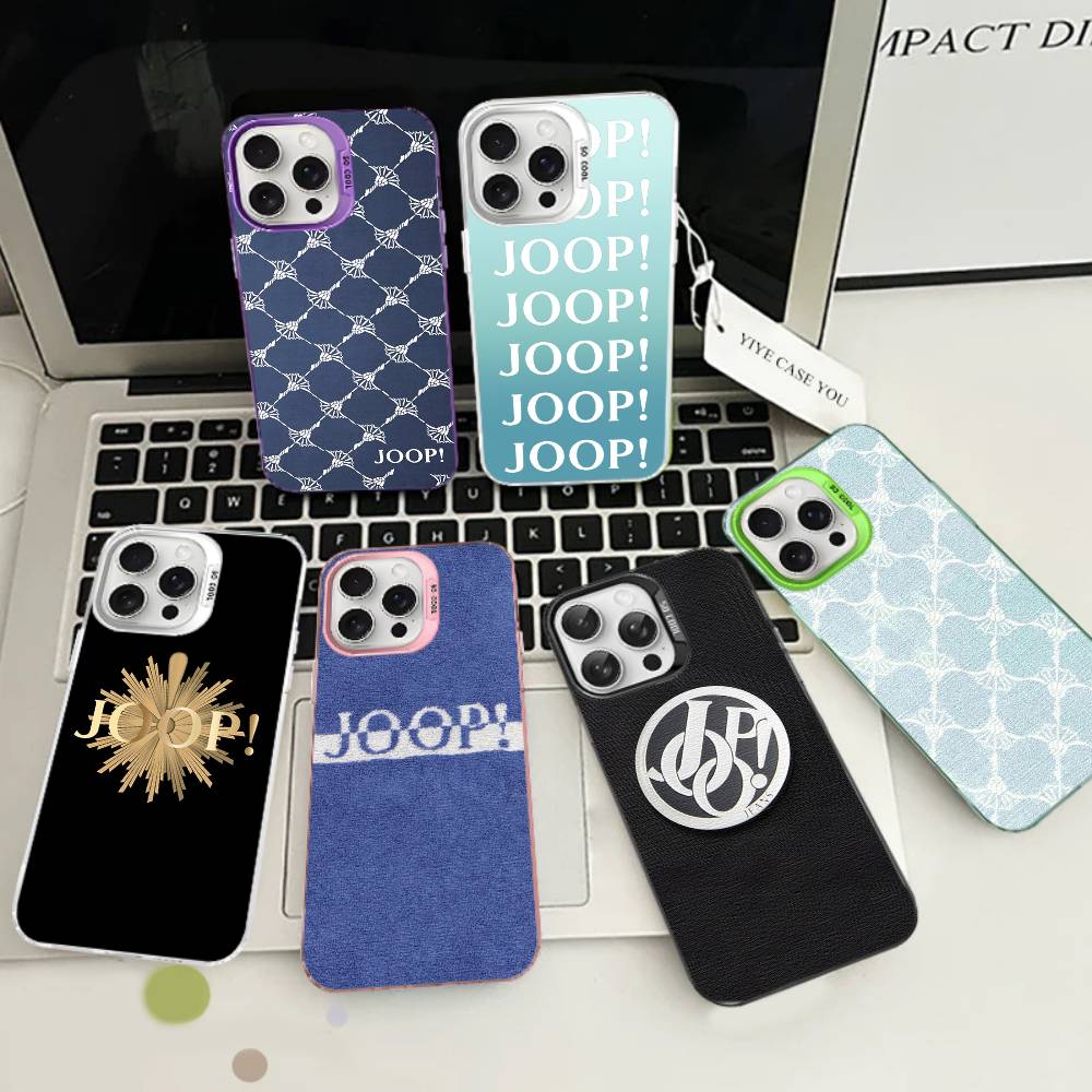 Modemarke J-Joop Handyhülle Für IPhone 17 16 15 14 13 12 11 Pro Max Plus Pro Bunte Hülle