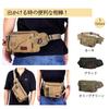 Large Capacity Waist Bag with 5 Hip Walking and Body Bag for Outdoor Activities and Hiking Men's Pockets, Bag, Pouch, (Black)